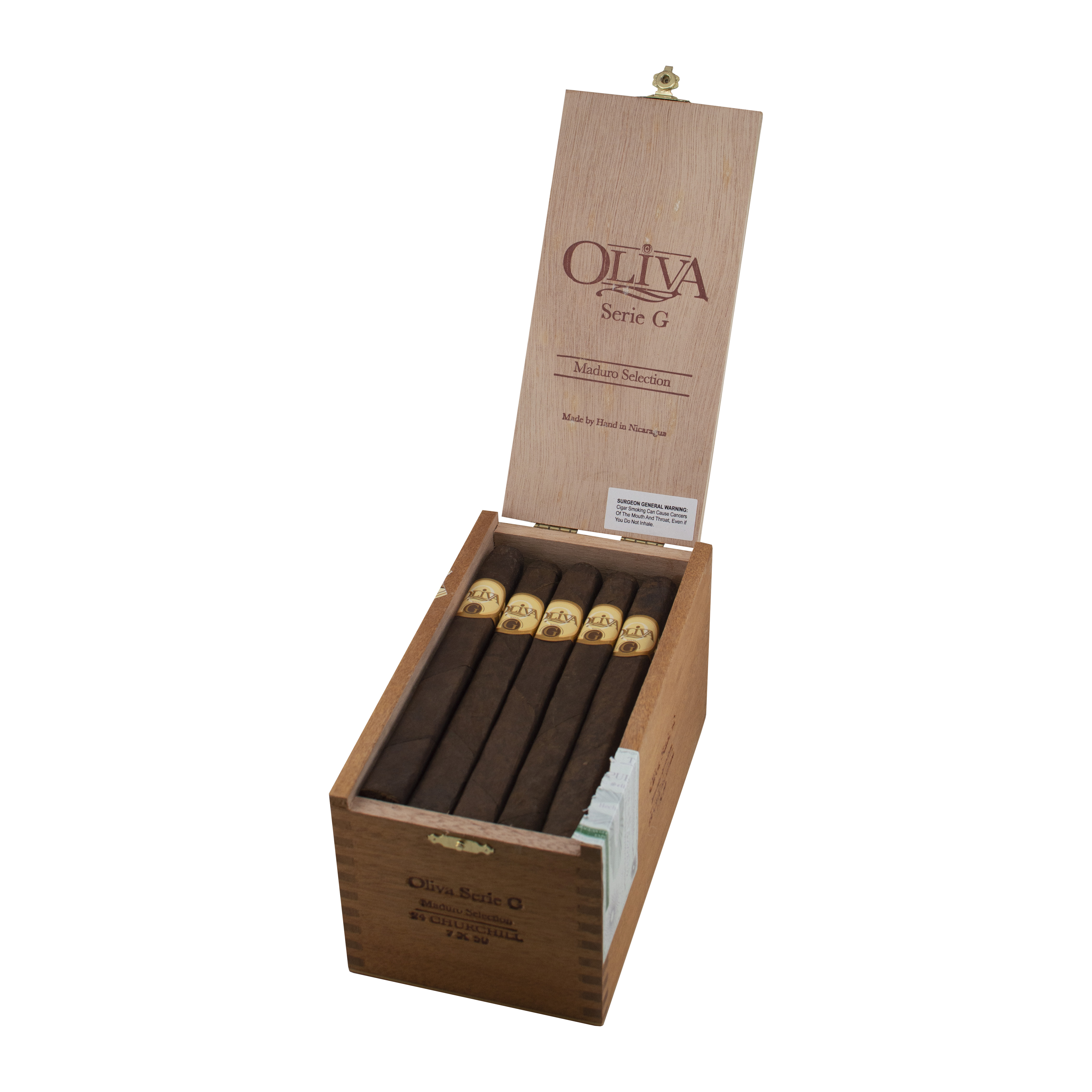 Oliva Serie G Maduro Churchill Cigar - Box